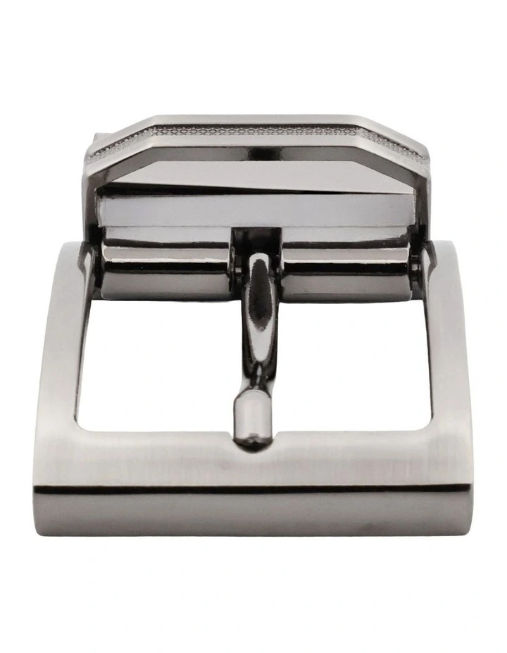 Light Brushed GunMetal Belt Buckle image 1