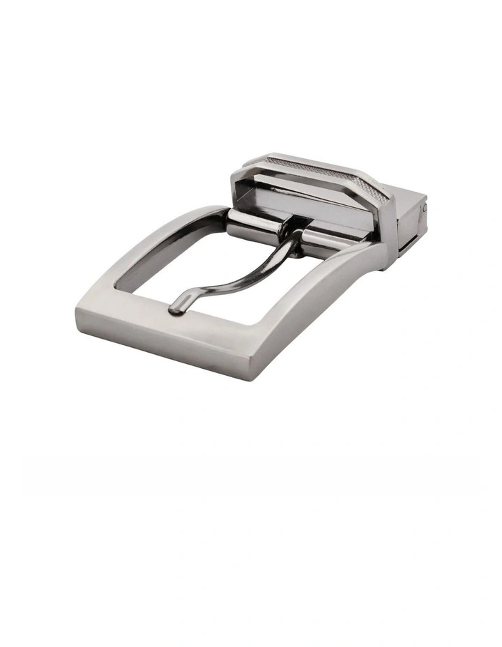 Light Brushed GunMetal Belt Buckle image 2