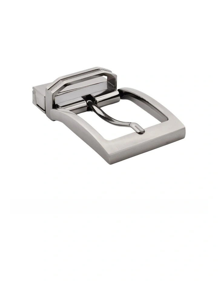 Light Brushed GunMetal Belt Buckle image 5
