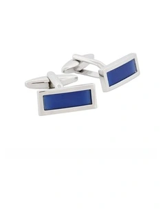 Sapphire Blue Cats Eye Cufflinks
