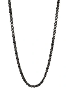Ion plated Gun Metal Stainless Steel Neck Rolo Neck Chain