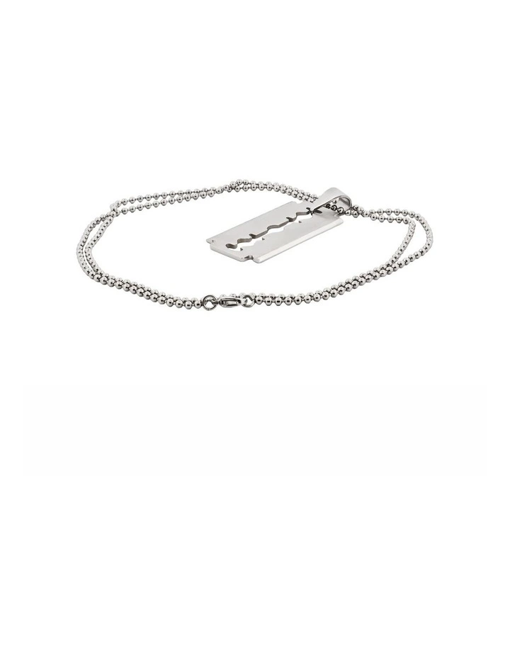 Stainless Steel Razor Blade Pendant image 3