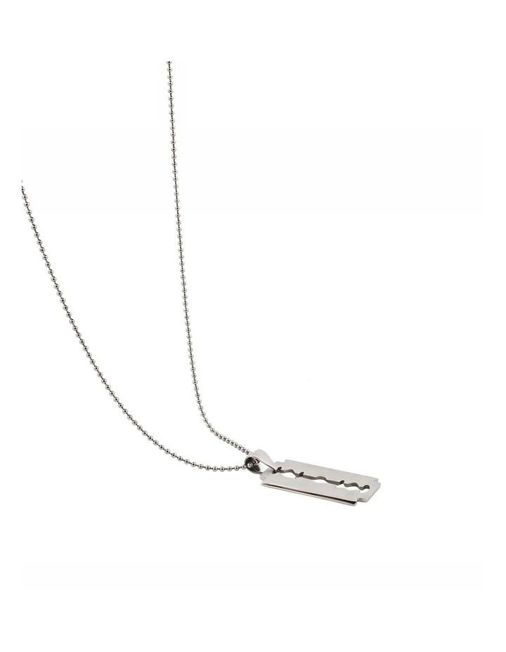 Stainless Steel Razor Blade Pendant image 4