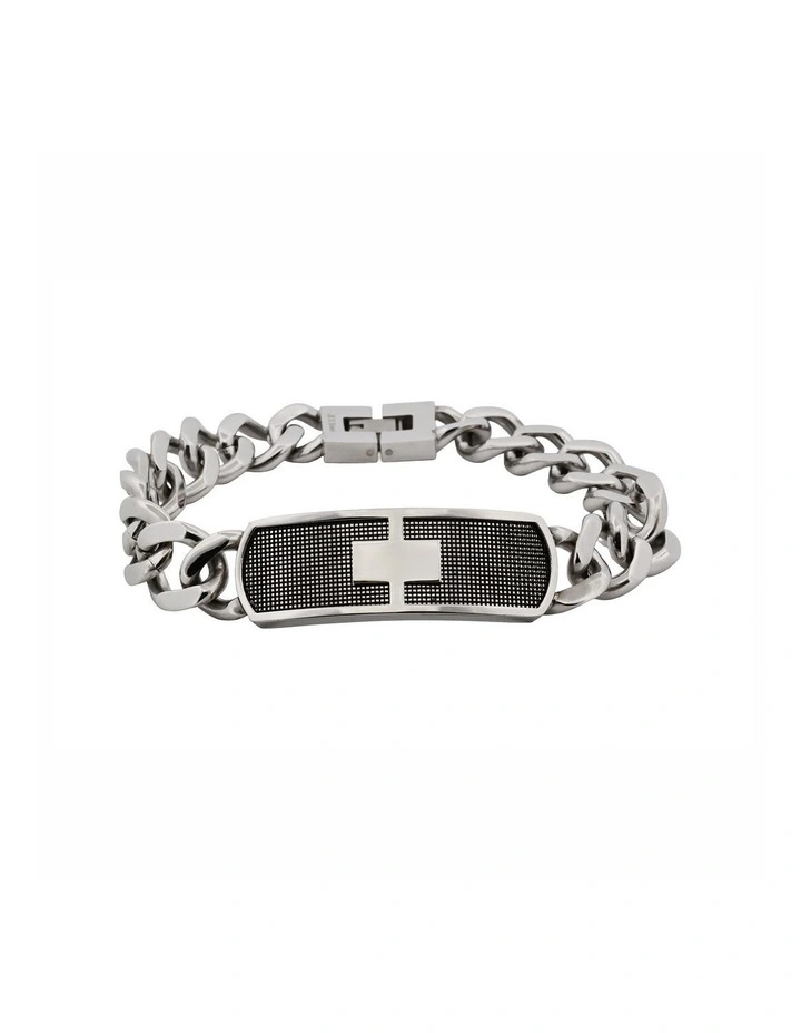 Cudworth Stainless Steel Mesh ID Bracelet image 1