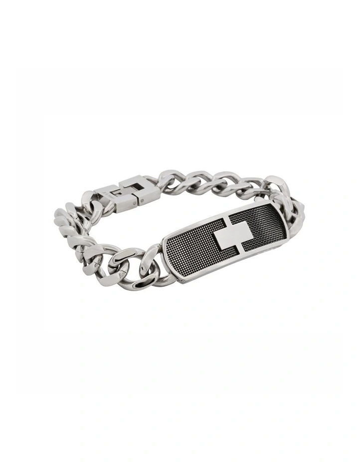 Cudworth Stainless Steel Mesh ID Bracelet image 2
