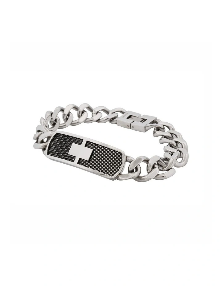 Cudworth Stainless Steel Mesh ID Bracelet image 3