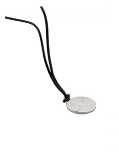 Cudworth Stainless Steel Greek Key Pendant