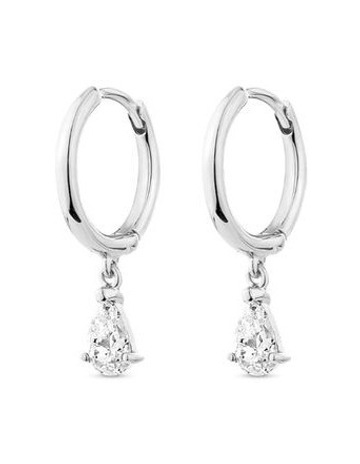 White Diamonds in Premium Silver Rhodium colour