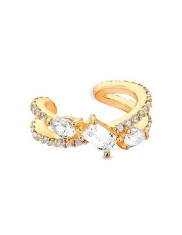 White Diamonds in 18K Gold Vermeil colour