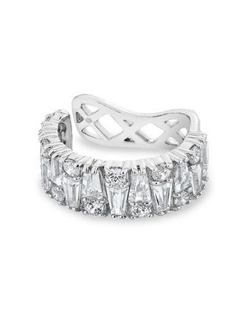 White Diamonds in Premium Silver Rhodium colour
