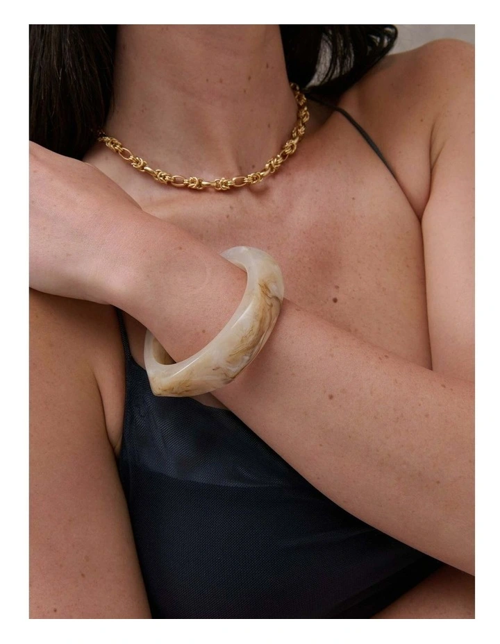 Lara Angular Bangle - Multi image 2