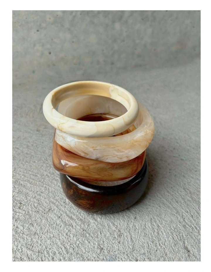 Lara Angular Bangle - Multi image 3