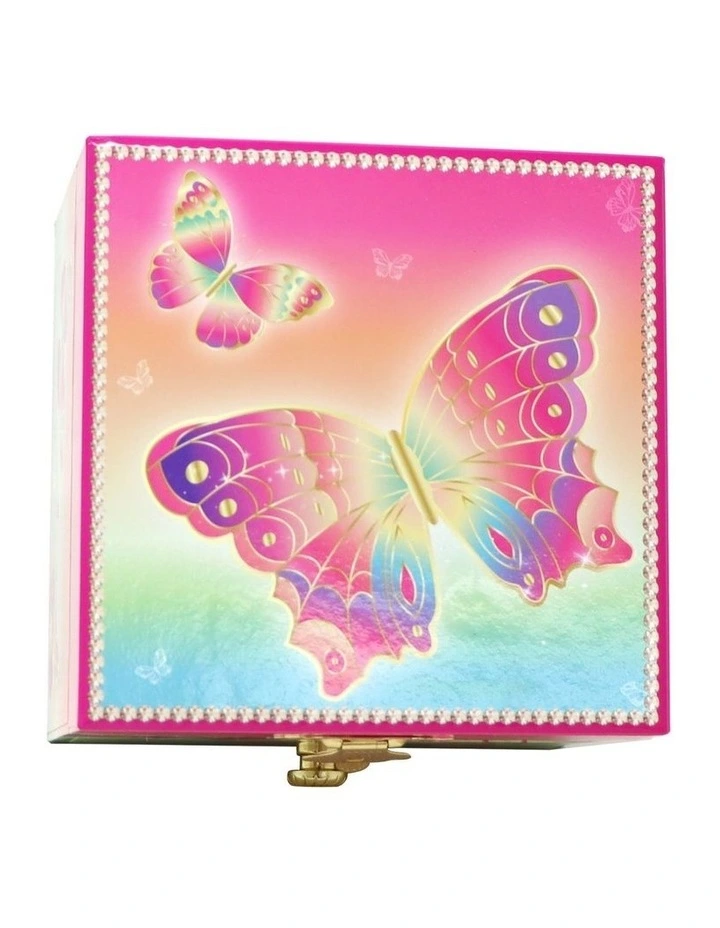 Rainbow Butterfly Small Musical Jewellery Box image 2