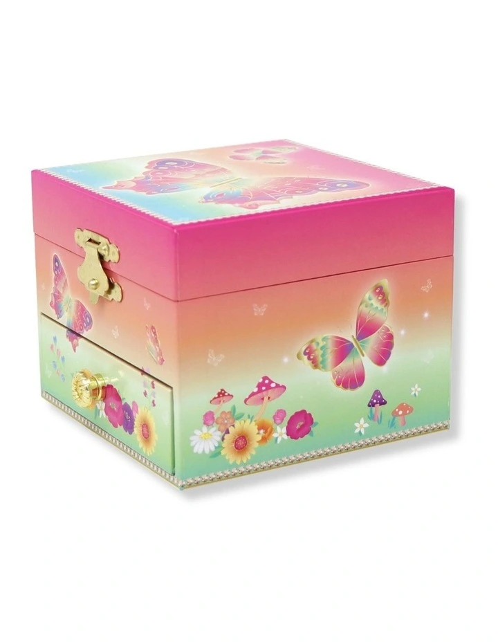 Rainbow Butterfly Small Musical Jewellery Box image 4