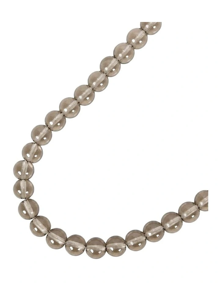 Talia Beaded Necklace - Brown image 4