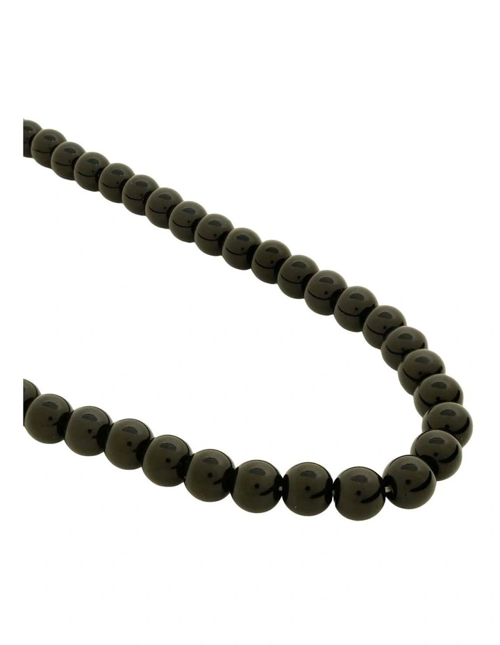 Talia Beaded Necklace - Black image 5