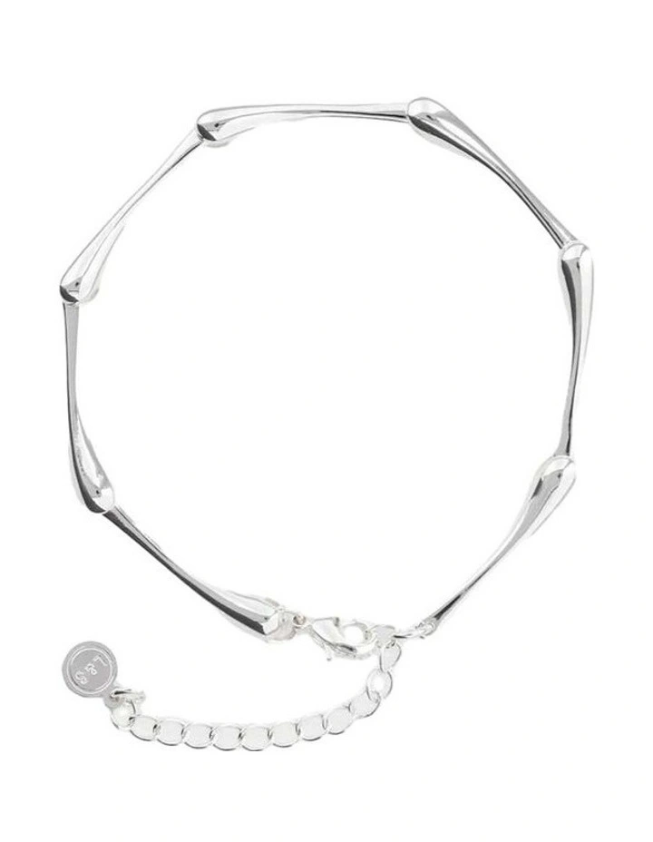 Chrome Sterling Silver Plated Bracelet image 1