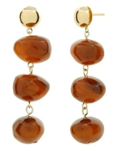 Roberto Resin Drop Earring