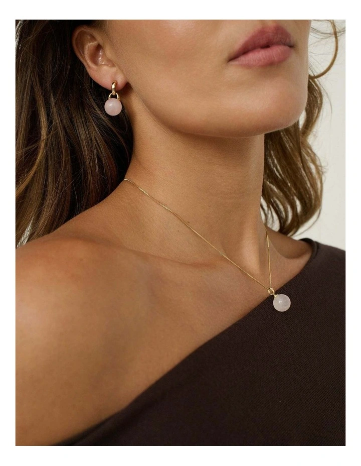 Lula Pink Quartz Necklace image 2