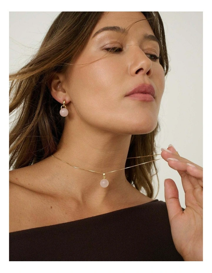 Lula Pink Quartz Necklace image 4