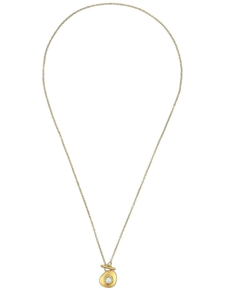 Victoria Matte Necklace - 18K Gold Plated image 3