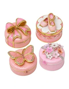 Blush & Gold Trinket Box Bundle