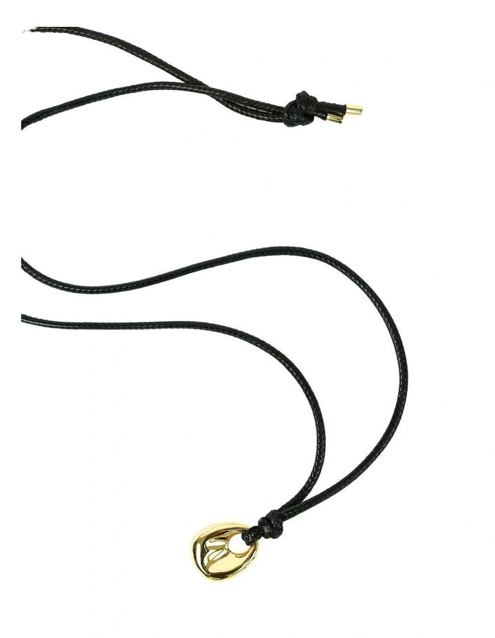 Kaia Rope Charm Necklace - Gold image 3