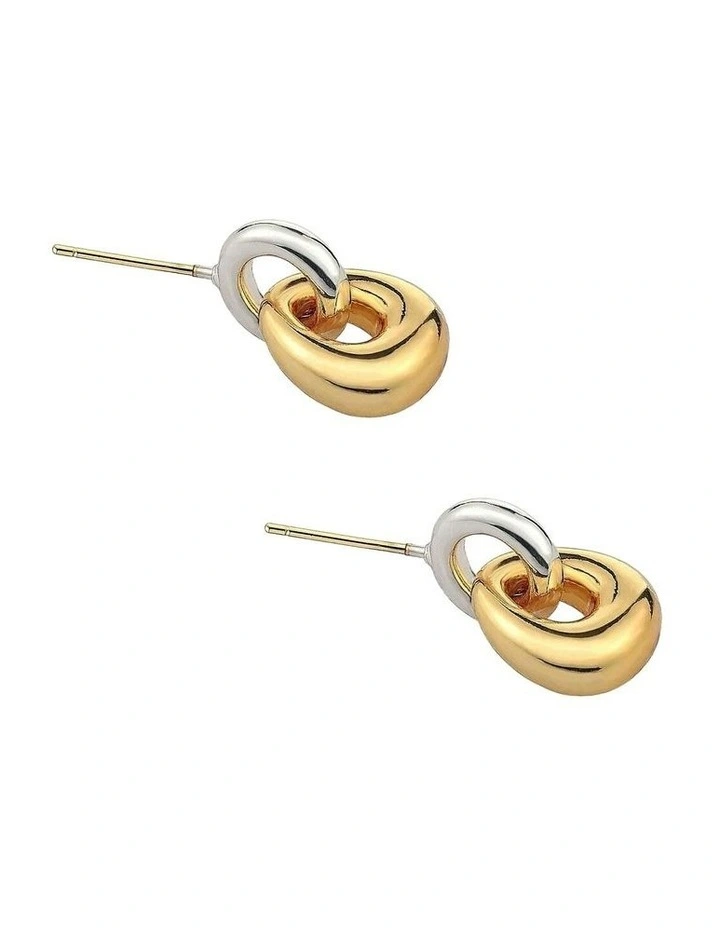 Amara Mixed Metal Plated Earrings image 3