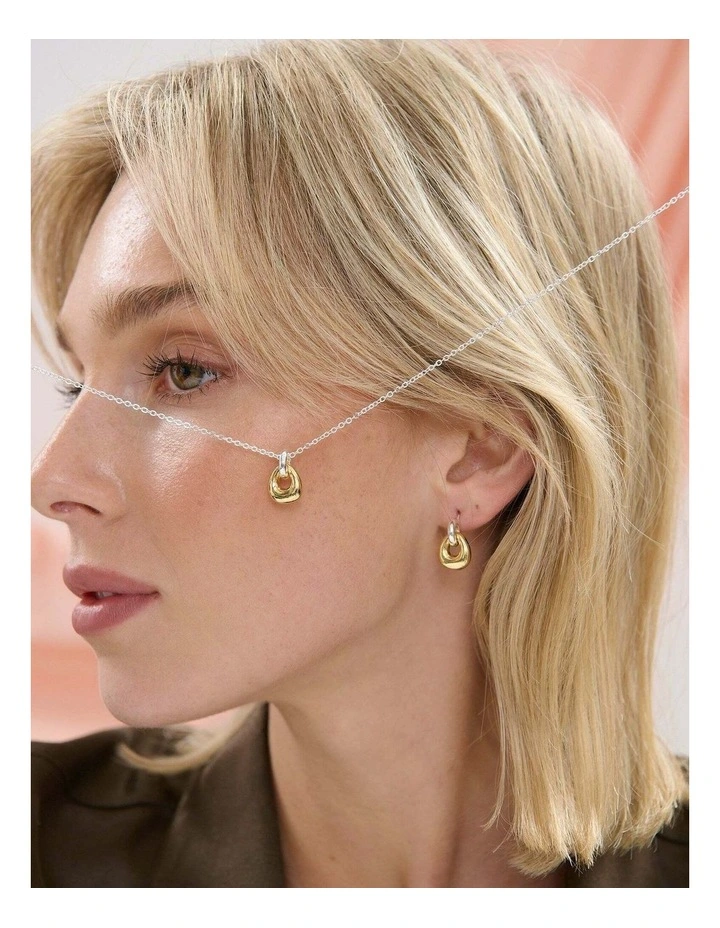 Amara Mixed Metal Plated Earrings image 5