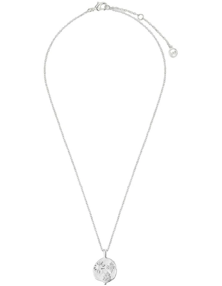 Ocean Coin Charm Necklace - Silver Plated image 3