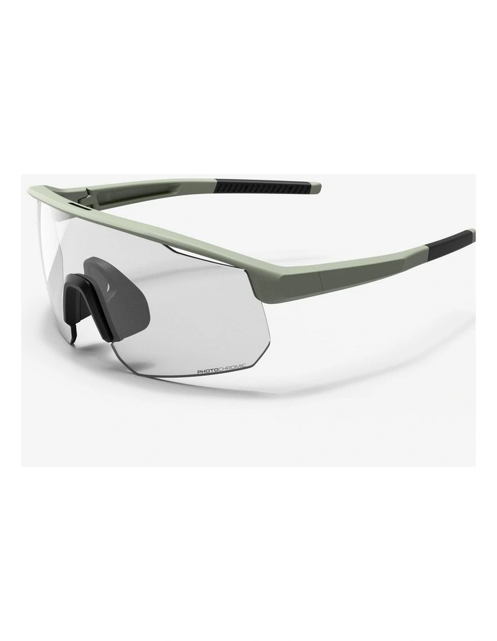 Decathlon | Adult Photochromatic Cycling Glasses Perf 500 Light - Grey image 1