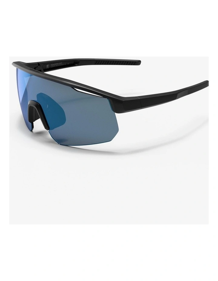 Decathlon | Adult Cycling Glasses Perf 500 Light Category 3 - Black/Blue image 1
