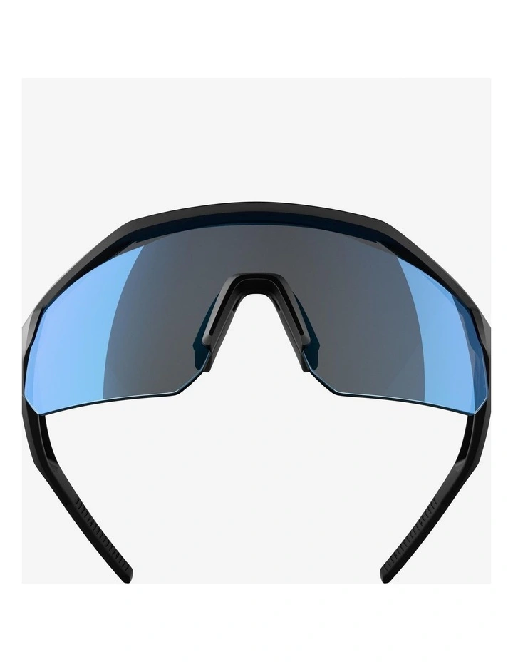 Decathlon | Adult Cycling Glasses Perf 500 Light Category 3 - Black/Blue image 2