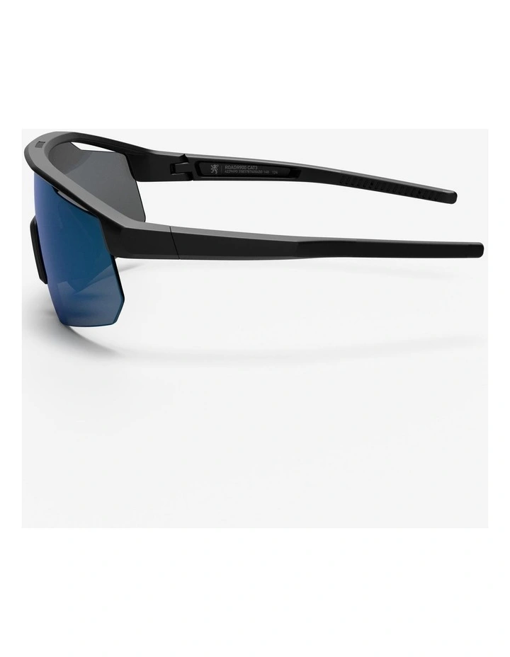 Decathlon | Adult Cycling Glasses Perf 500 Light Category 3 - Black/Blue image 3