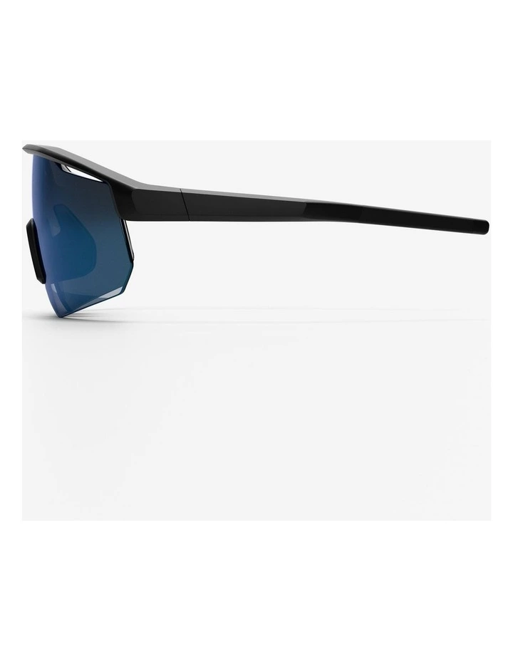Decathlon | Adult Cycling Glasses Perf 500 Light Category 3 - Black/Blue image 4