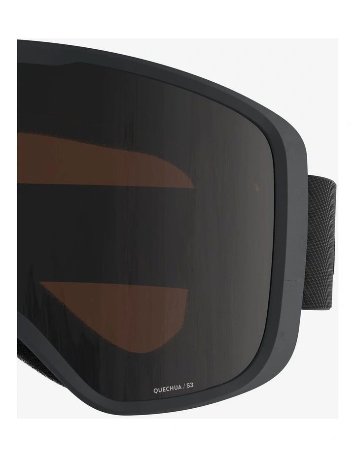 Decathlon | Wedze Skiing and Snowboarding Goggles G 100 S3 Black image 2