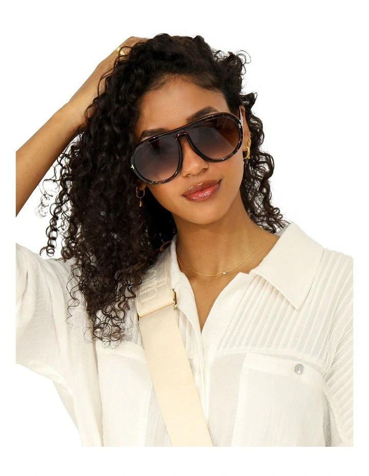 Undercurrent Oversized Aviator Sunglasses image 1