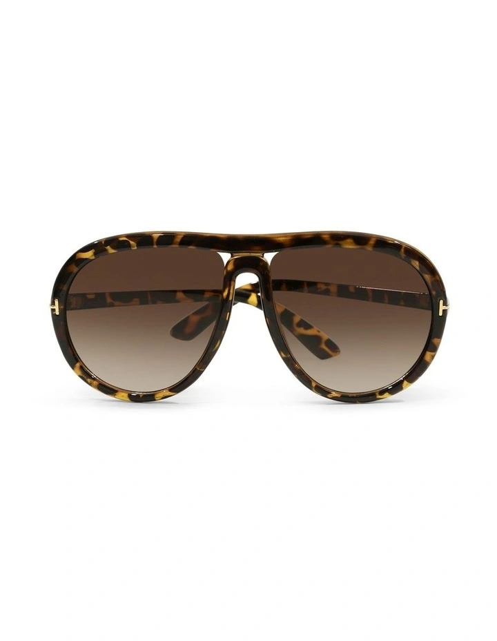 Undercurrent Oversized Aviator Sunglasses image 2