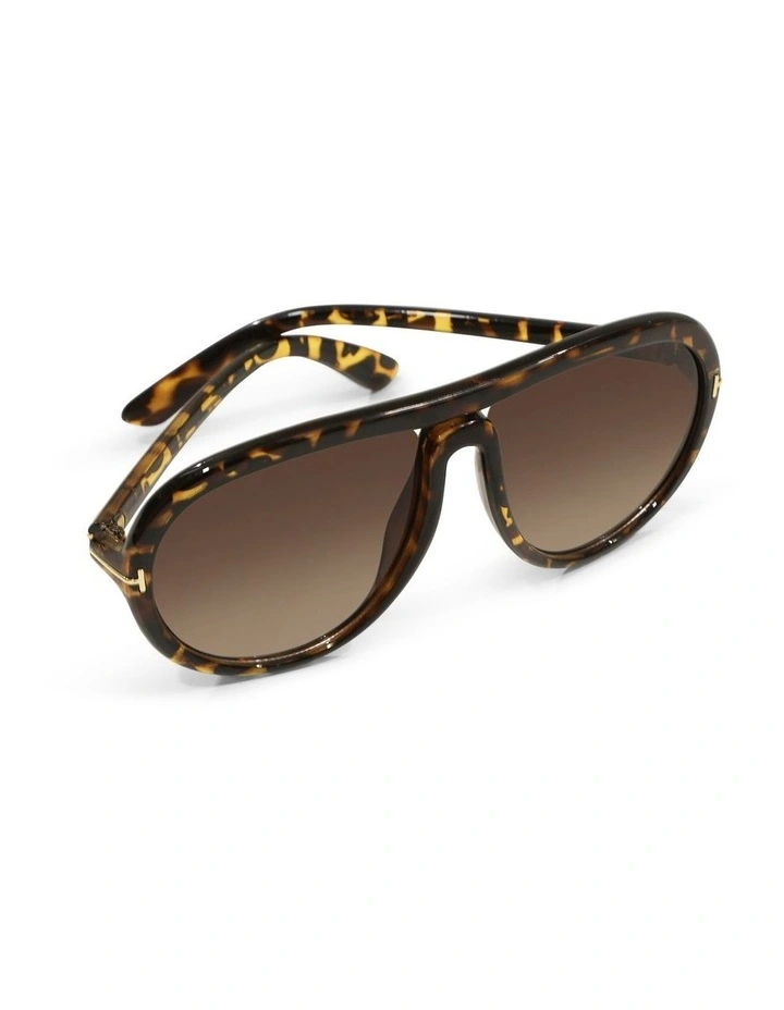 Undercurrent Oversized Aviator Sunglasses image 4