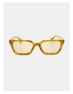 Kitty Rectangular Sunglasses - Vintage Tort