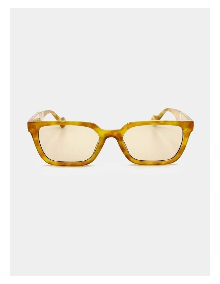 Kitty Rectangular Sunglasses - Vintage Tort image 1