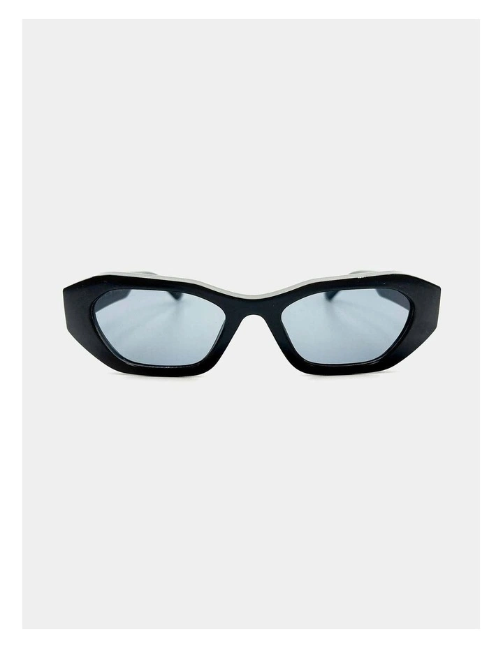 Laila Square Frame Sunglasses - Black image 1