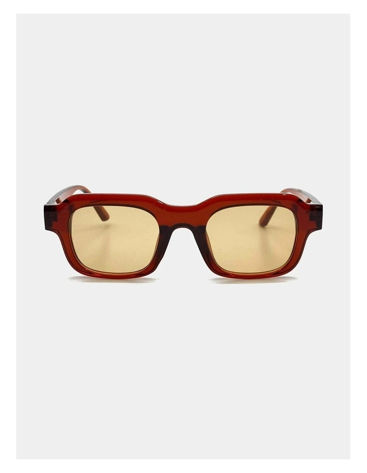 Goutte Angular Sunglasses - Brown image 1