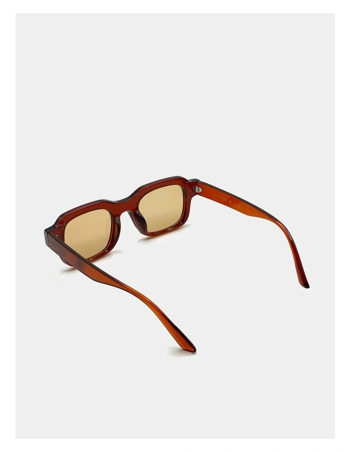 Goutte Angular Sunglasses - Brown image 5