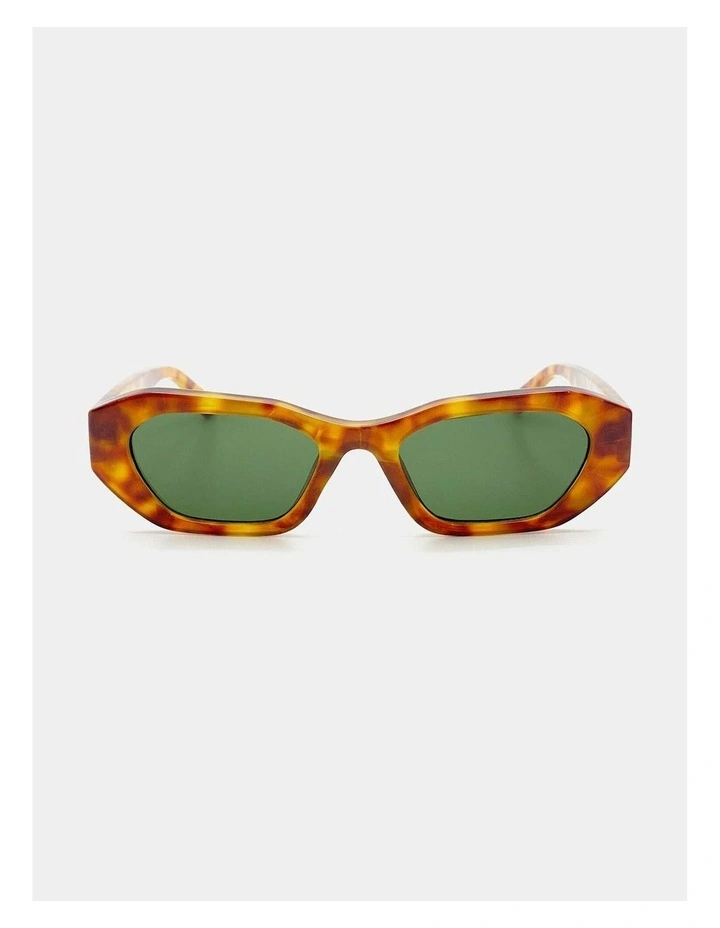 Laila Square Frame Sunglasses - Tort image 1