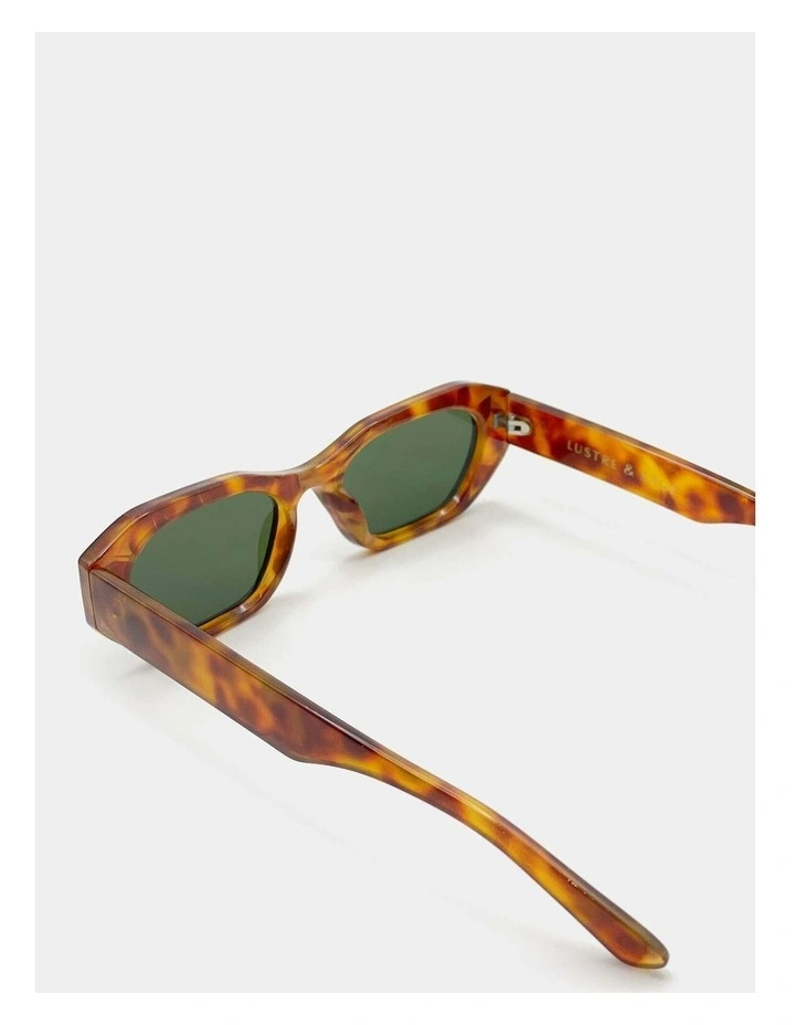 Laila Square Frame Sunglasses - Tort image 3