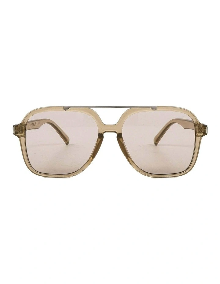 Giselle Aviator Sunglasses - Grey image 1