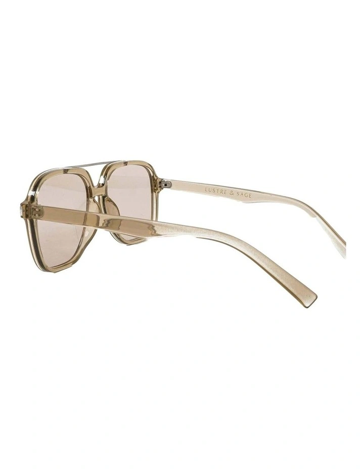 Giselle Aviator Sunglasses - Grey image 5