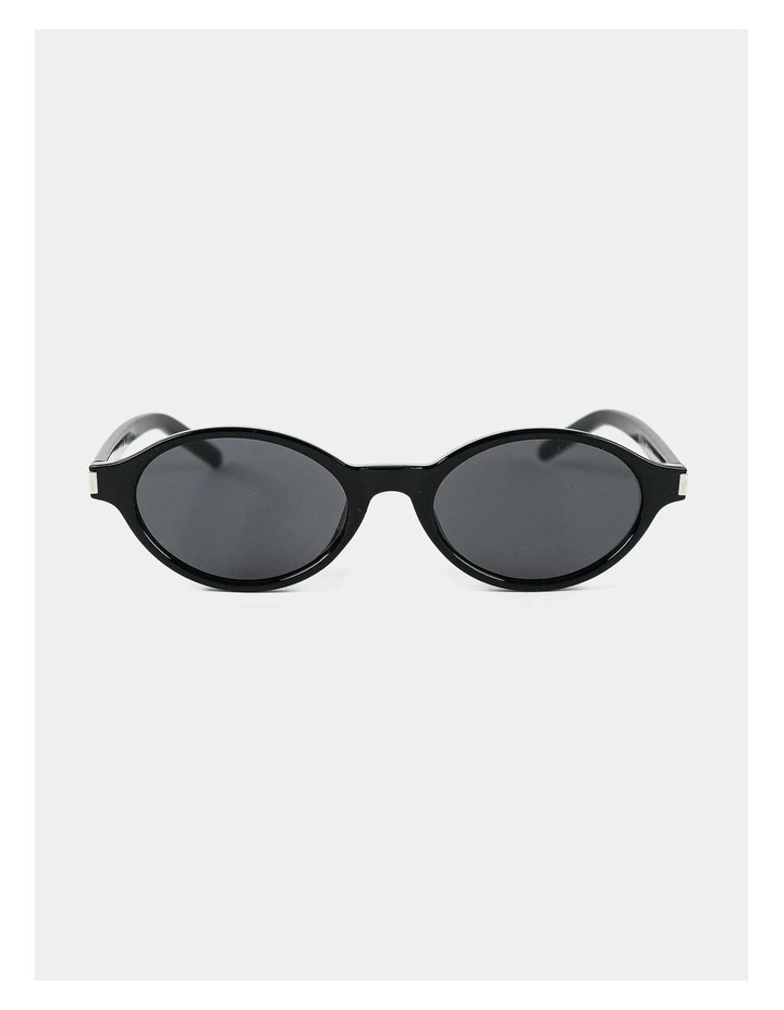 Lexi Oval Sunglasses - Black image 1
