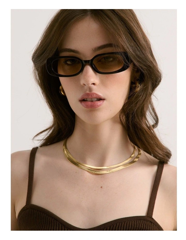 Bijou Polarised Sunglasses - Brown image 2